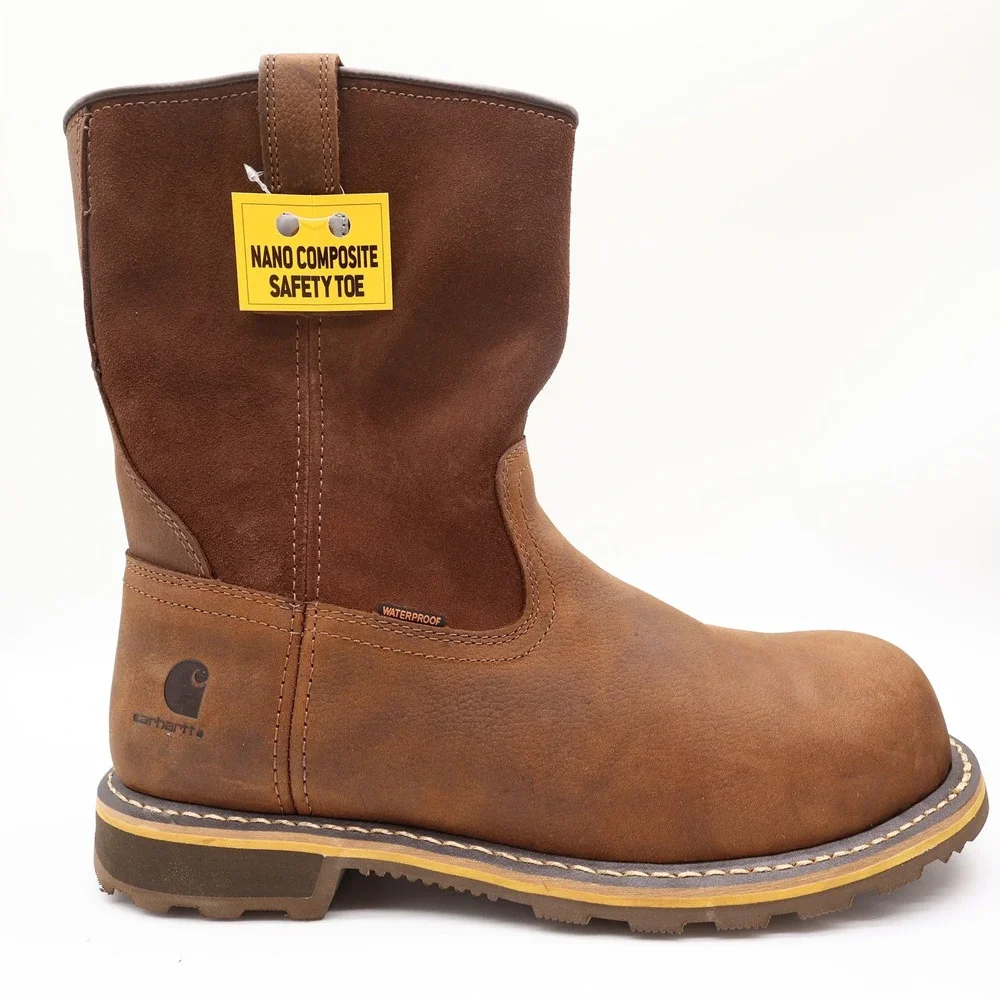 Carhartt Modern Work Boots Mens 13 M Brown Leather Safety Composite Toe NWT